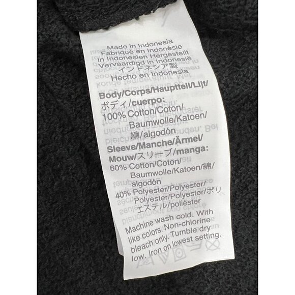 NWT Madewell Size X-Small Texture & Thread Eyelet Mix Ruffle Sleeve Top - Black - Picture 7 of 8